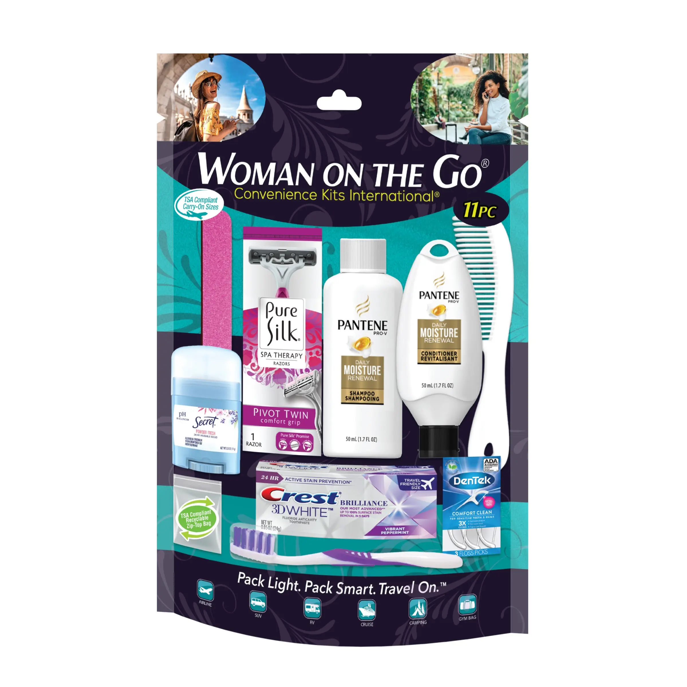 Asom Travel Toiletries Women Convenience Kit, Personal Care