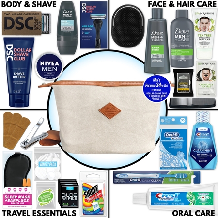 Men’s Super Premium 34 PC Travel Kit